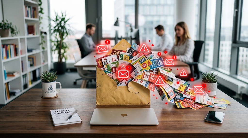 Mehr über den Artikel erfahren VG Düsseldorf: Eine reine IP-Adresse beweist noch keine Erlaubnis für Werbe-Mails
